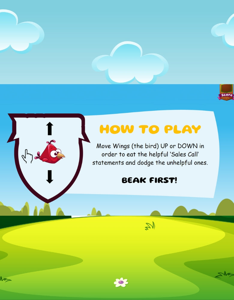 SALES WINGS [GAME TEMPLATE WITH SCORM PACKAGE]