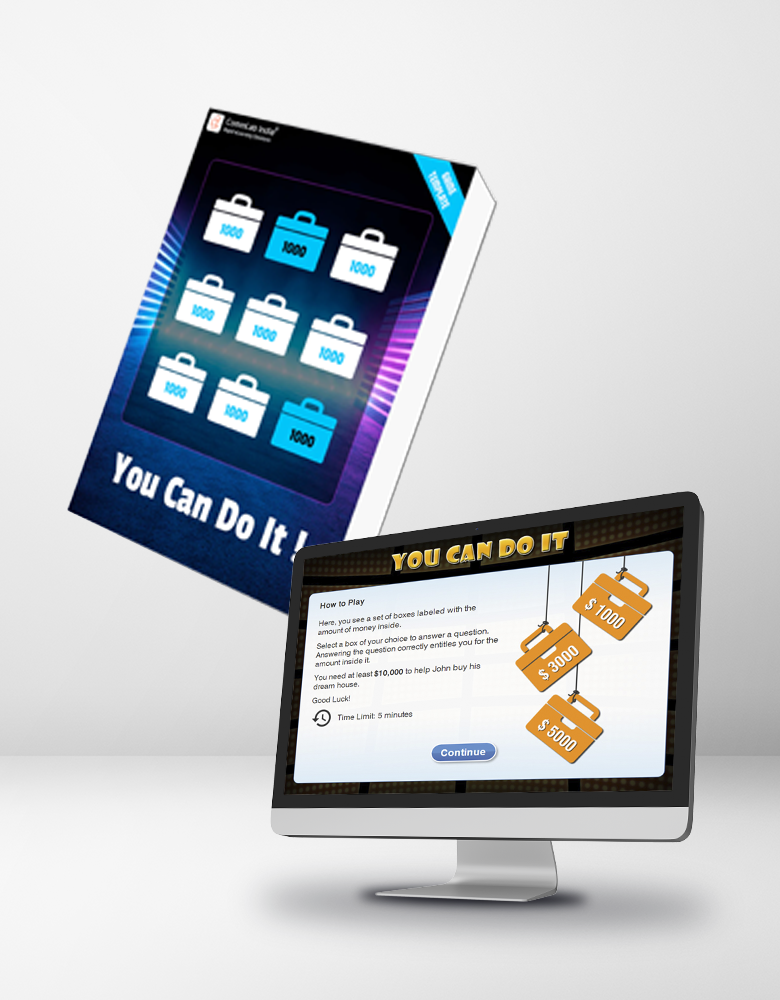 Bundle Offer for 3 Game templates [Trivia time, You Can Do It and Performance Management]