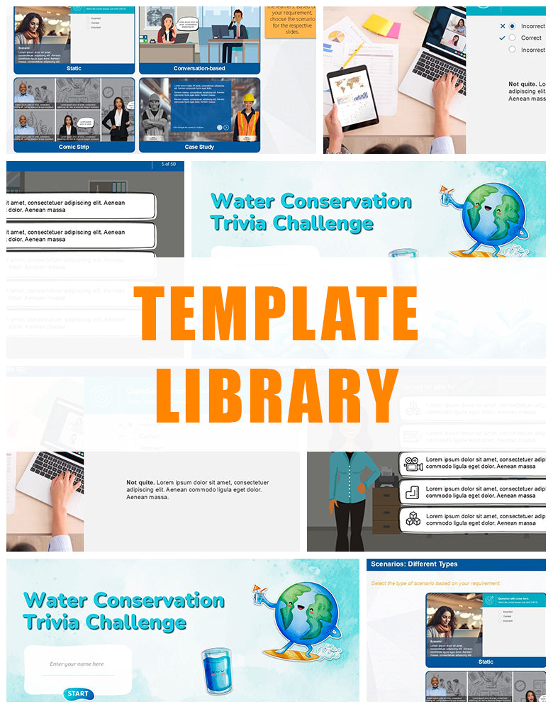 Template Library - for eLearning