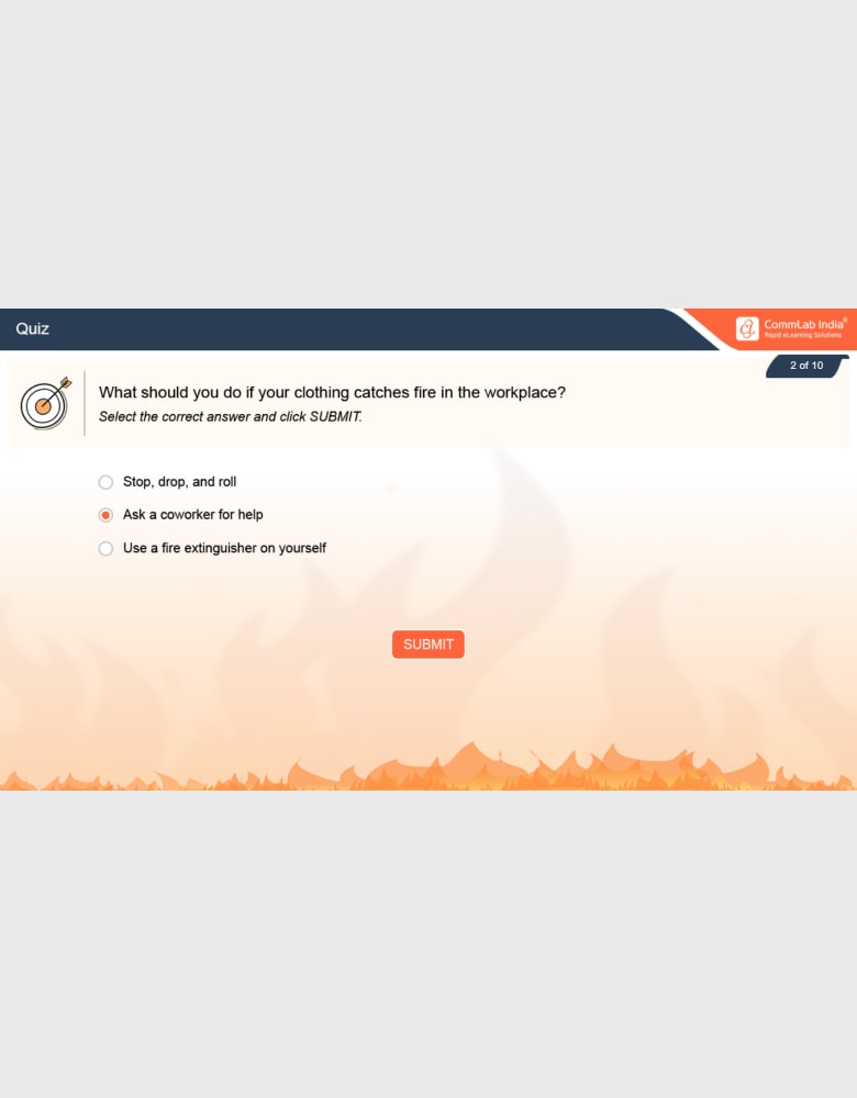 Quiz Randomization Template in Adobe Captivate CommLab India
