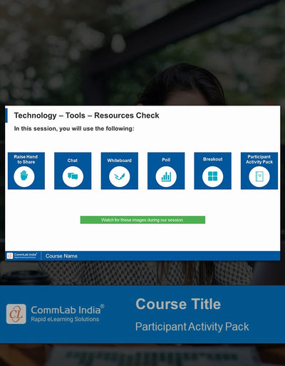 VILT Facilitator and Participant Guide Templates CommLab India VILT Facilitator and Participant Guide Templates CommLab India