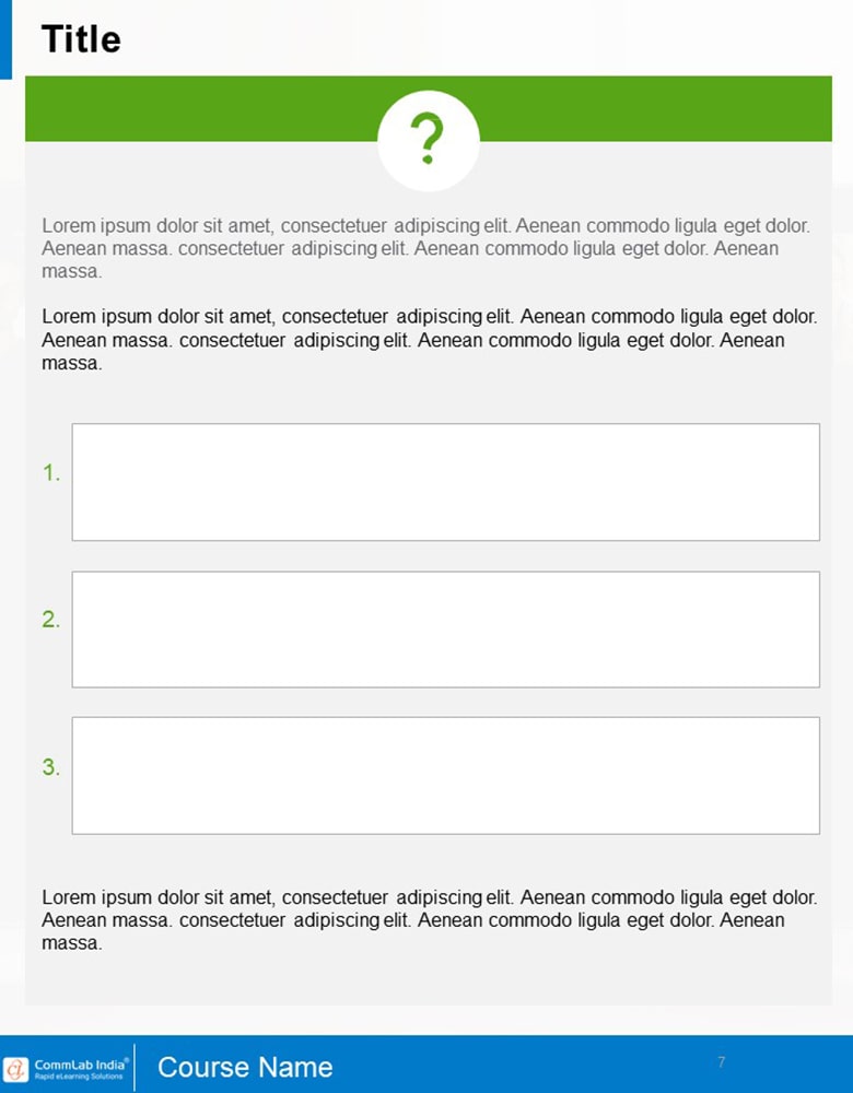 VILT Facilitator and Participant Guide Templates CommLab India VILT Facilitator and Participant Guide Templates CommLab India
