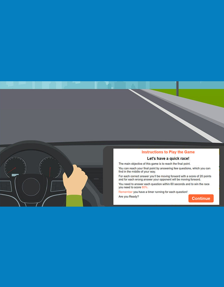 Drive Safe [Game Template with SCORM Package]