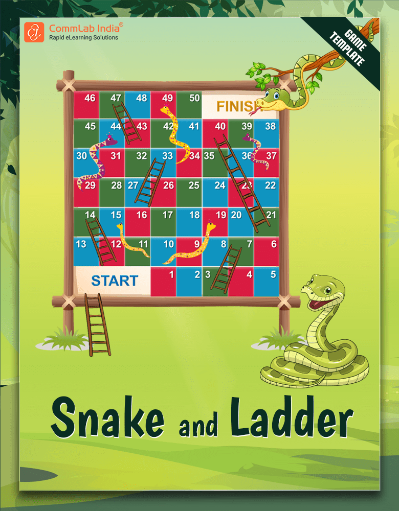 Snake and Ladder [Game Template with SCORM Package] CommLab India Store